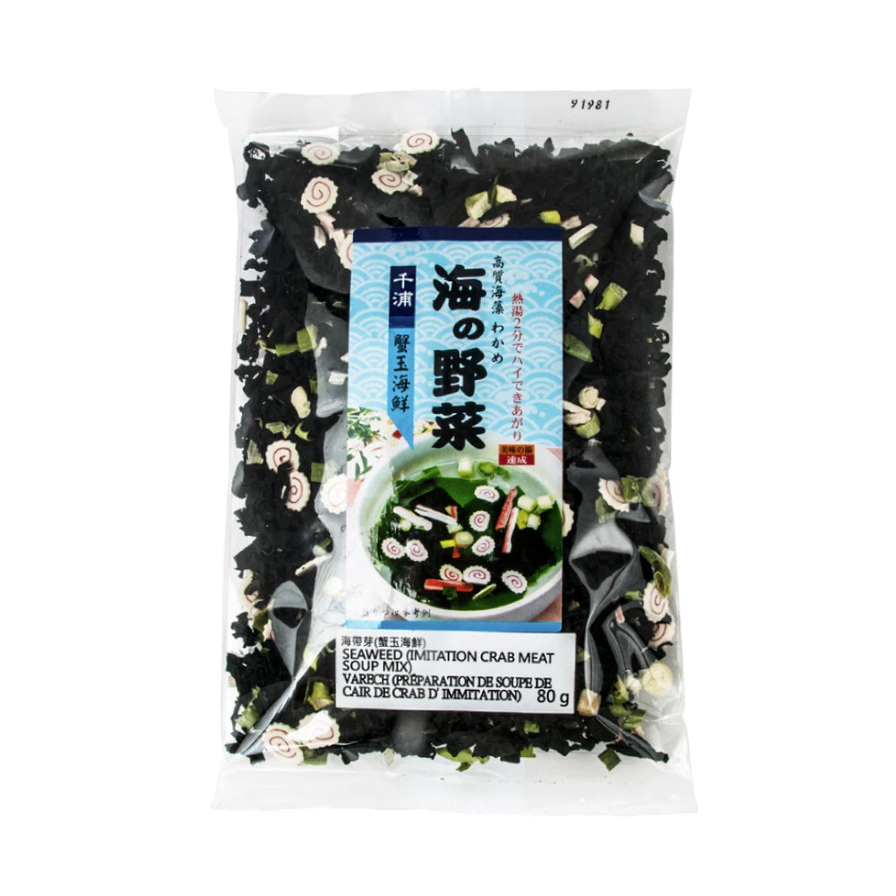 Imitation Crab Meat Dry Seaweed Soup Mix *千浦*蟹玉海鮮海帶芽[整箱]